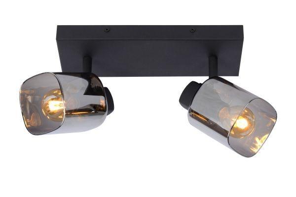 Lucide ALION - Plafondspot 2xE14 Zwart, Huis en Inrichting, Lampen | Plafondlampen, Nieuw, Metaal, Verzenden