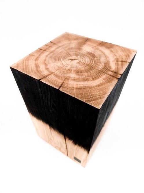 THE FOREST - Bijzettafel - Eik - Handgemaakt, Antiek en Kunst, Kunst | Designobjecten