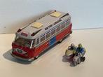Figuur - Bus & motorfiets met zijspan. (2) - Tin, Metaal