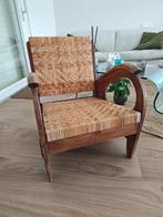 Chaise - Bois dur, Rotin - Fauteuil colonial britannique