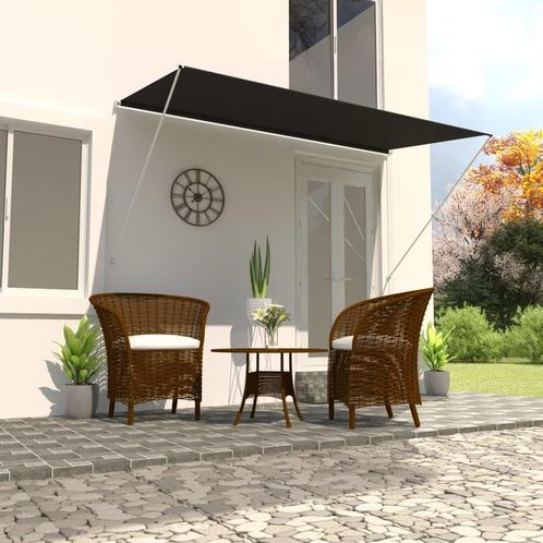 vidaXL Luifel uittrekbaar 350x150 cm antraciet, Jardin & Terrasse, Protection solaire, Envoi