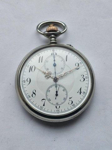 Longines - Chronograph steel Pocket Watch - 2575343 - Homme