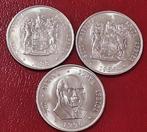Zuid-Afrika. 1 Rand 1988-1990 Uncirculated (Lot of 3 Coins)