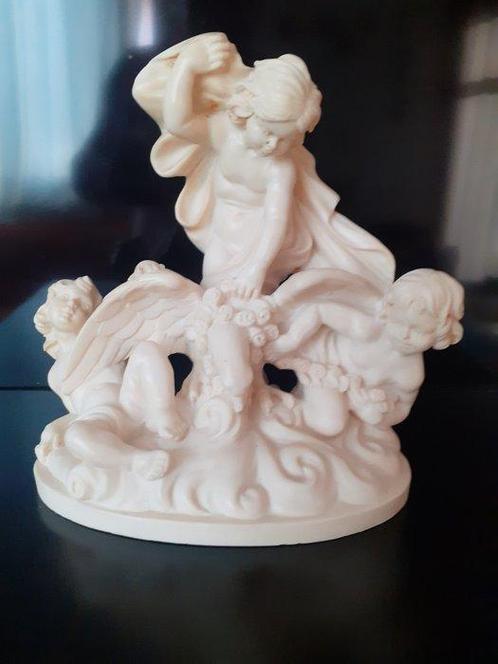 A.Santini figura classica - sculptuur, Putti che dominano, Antiquités & Art, Curiosités & Brocante