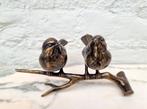 Beeldje - Verliefde vogels - Brons, Antiek en Kunst