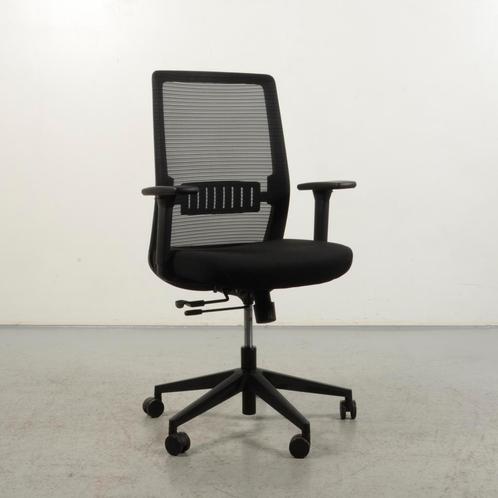 Bureaustoel Frontseat - Zwart - Mesh rugleuning, Huis en Inrichting, Bureaustoelen, Gebruikt, Ophalen of Verzenden
