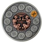 Niue. 1 Dollar 2020 Gemini - Zodiac Signs - Antique Finish,, Postzegels en Munten, Munten | Europa | Niet-Euromunten