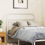 vidaXL Hoofdbord 107 cm metaal wit, Huis en Inrichting, Slaapkamer | Bedden, Verzenden, Nieuw