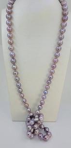 Zonder Minimumprijs - Halsketting 10x13mm roze Edison, Nieuw