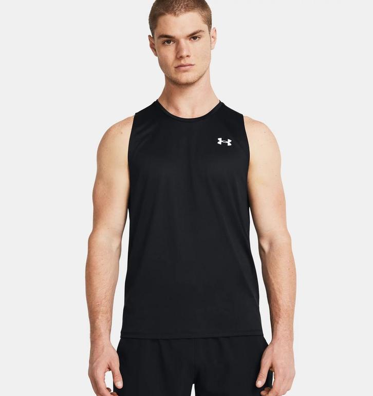 Under Armour Tech Tank-BLK - Maat SM, Kleding | Heren, T-shirts, Zwart, Nieuw, Maat 46 (S) of kleiner, Ophalen of Verzenden