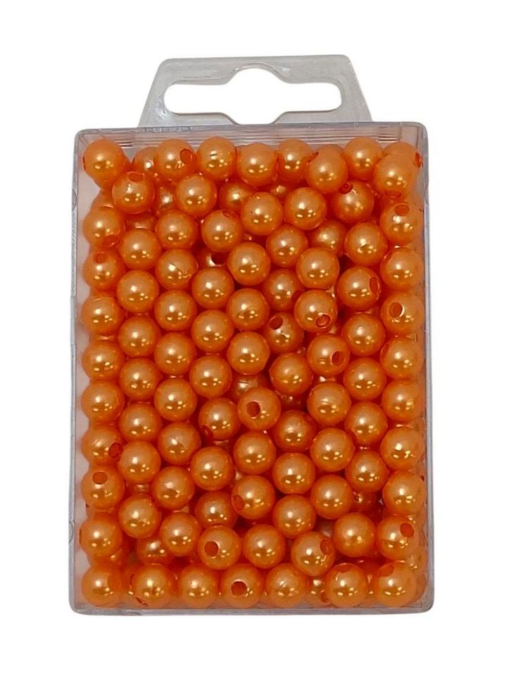 Parels rijgparels 16 Oranje 8 mm, Huis en Inrichting, Woonaccessoires | Kunstplanten en Kunstbloemen, Nieuw