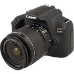 Canon EOS 2000D + EF-S 18-55mm f/3.5-5.6 IS II occasion, Zo goed als nieuw, Verzenden
