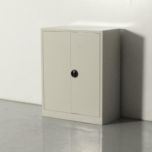 Officenow draaideurkast, lichtgrijs, 100 x 80 cm, incl. 2..., Huis en Inrichting, Kasten | Roldeurkasten en Archiefkasten, Gebruikt