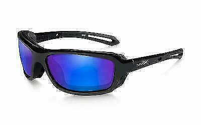 WileyX zonnebril - WAVE gepolariseerd blue mirror, Handtassen en Accessoires, Zonnebrillen en Brillen | Heren, Zonnebril, Zwart
