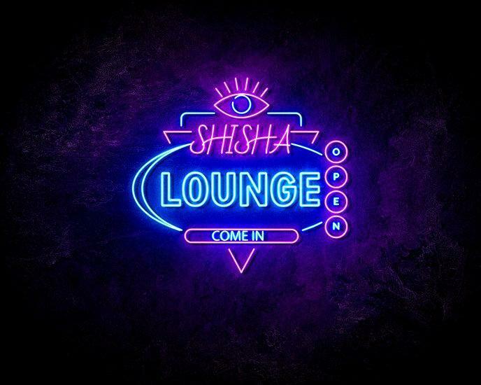 SHISHA LOUNGE neon sign - LED neon reclame bord, Zakelijke goederen, Horeca | Overige, Verzenden