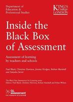 Inside the Black Box of Assessment, Natasha Serret, Bethan, Natasha Serret, Bethan Marshall, Jeremy Hodgen, Ch, Verzenden