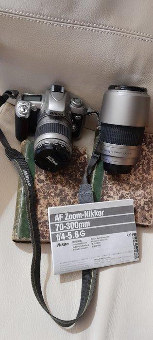 Nikon F75 + AF Nikkor 28-80mm +Nikkor  zoom 70-300 mm, Audio, Tv en Foto, Fotocamera's Analoog