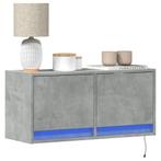 vidaXL Tv-wandmeubel met LED-verlichting 80x31x35 cm, Verzenden, Nieuw