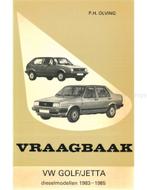 1983 - 1985 VOLKSWAGEN GOLF | JETTA DIESEL VRAAGBAAK, Autos : Divers, Modes d'emploi & Notices d'utilisation