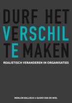 Durf het verschil te maken 9789082936407 Merlijn Ballieux, Boeken, Verzenden, Zo goed als nieuw, Merlijn Ballieux