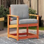 vidaXL Tuinstoel 62x56x77 cm massief grenenhout wasbruin, Tuin en Terras, Tuinsets en Loungesets, Verzenden, Nieuw