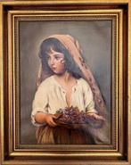 Eugen Alfons von Blaas (1843-1931), after - “Girl with, Antiek en Kunst