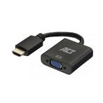 HDMI naar VGA adapter | ACT | 0.15 meter (Jack 3.5 mm), Audio, Tv en Foto, Audiokabels en Televisiekabels, Verzenden, Nieuw