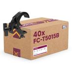 40× FORTEX Selflock Coupler Light WLL 50kg Ø48-51mm zwart, Verzenden, Nieuw