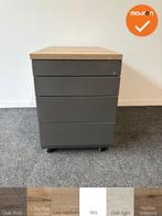 Ladeblok - 57x42x76cm - Antraciet - 4 lades - metalen front, Werkplek, Ophalen of Verzenden, Gebruikt, Kast