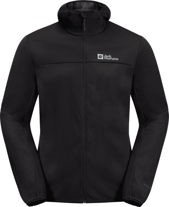Jack Wolfskin FELDBERG HOODY M Heren Outdoorjas - zwart -..., Kleding | Heren, Jassen | Winter, Nieuw, Verzenden