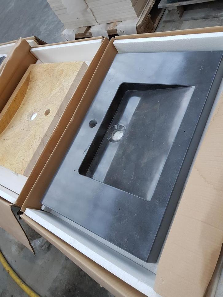 Evier massif marbre 70x45x7,5 cm liquidation stock, Doe-het-zelf en Bouw, Sanitair, Ophalen