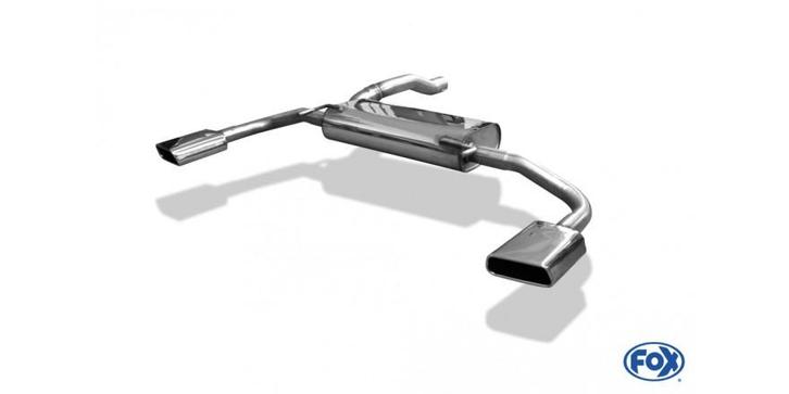 FOX Renault Avantime einddemper dwars uitgang rechts/links -, Autos : Pièces & Accessoires, Systèmes d'échappement, Envoi