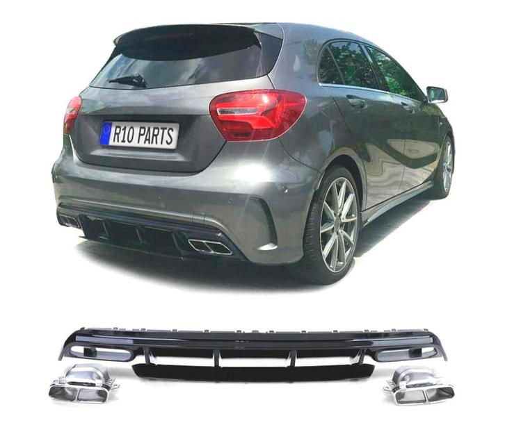 DIFFUSEUR MERCEDES CLASSE A W176 12-18 LOOK A45 AMG NOIR BRI, Autos : Pièces & Accessoires, Carrosserie & Tôlerie, Envoi