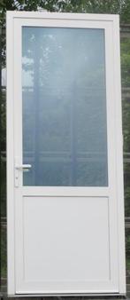 aluminium achterdeur , buitendeur ,deur 99 x 243 wit, Ophalen of Verzenden, Buitendeur
