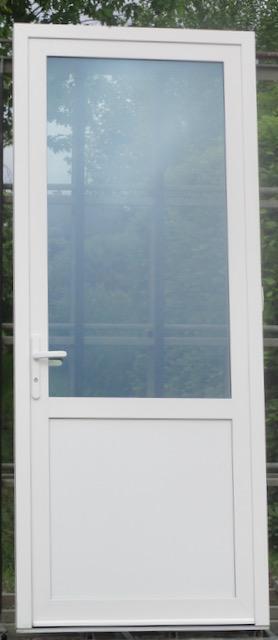 aluminium achterdeur , buitendeur ,deur 99 x 243 wit, Bricolage & Construction, Fenêtres & Moustiquaires, Enlèvement ou Envoi