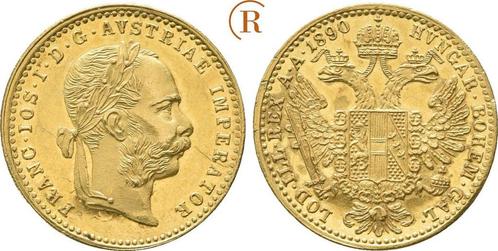 Dukat goud Wien 1890 Habsburg: Österreich: Franz Joseph I.., Timbres & Monnaies, Monnaies & Billets de banque | Accessoires, Envoi