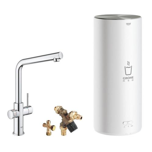 Kokendwaterkraan Grohe Red New Duo met L Uitloop en L Size, Doe-het-zelf en Bouw, Sanitair, Kraan, Nieuw, Chroom, Ophalen of Verzenden