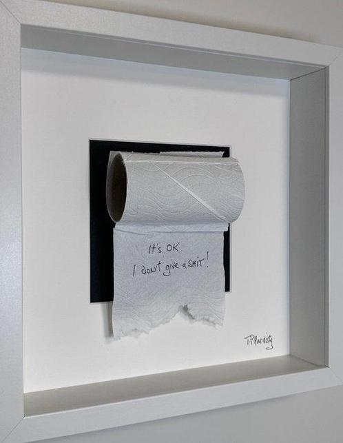 T P Hardisty - Its OK I dont give a SH*T !, Antiek en Kunst, Kunst | Schilderijen | Modern