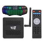 TOX1 TV Box Mediaspeler Android 9.0 Kodi met Draadloos RGB, Nieuw, Verzenden