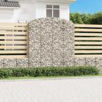 vidaXL Schanskorf gewelfd 200x50x220/240 cm gegalvaniseerd, Verzenden, Nieuw