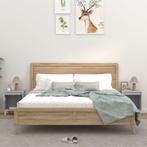 vidaXL Nachtkastjes 2 st 40x35x50 cm grijs sonoma, Huis en Inrichting, Slaapkamer | Nachtkastjes, Verzenden, Nieuw