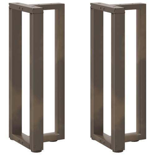 vidaXL Console tafelpoten 2 st T-vormig 25x28x(72-73)cm, Huis en Inrichting, Tafelonderdelen, Nieuw, Verzenden