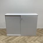 Kinnarps schuifdeurkast vv 4 legborden en sleutel (hxbxd), Maison & Meubles, Armoires | Autre