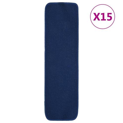 vidaXL Trapmatten 15 st anti-slip rechthoekig 75x20 cm, Doe-het-zelf en Bouw, Ladders en Trappen, Nieuw, Verzenden
