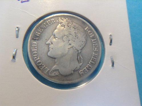 Belgique. Léopold Ier. 2 Francs 1843a/, Postzegels en Munten, Munten | Nederland