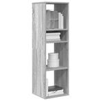 vidaXL Boekenkast 34x31x112 cm bewerkt hout grijs sonoma, Verzenden, Nieuw