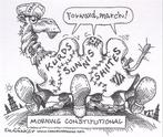 Pentekening Amerika - Iraq grondwet (lijst optie), Antiek en Kunst, Verzenden