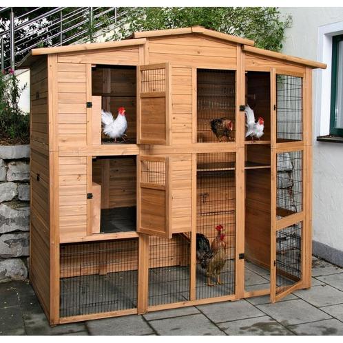 Poulailler 222 x 115 x 200 cm - kerbl, Dieren en Toebehoren, Pluimvee | Toebehoren