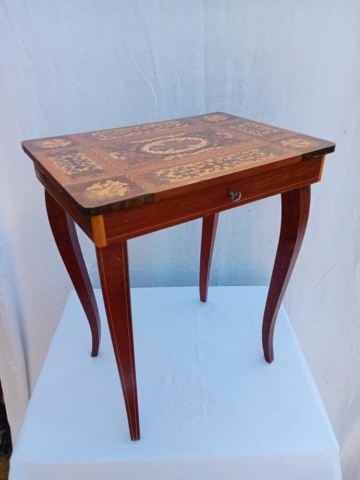 Reuge - Table - bois incrusté - Table de musique table de, Antiquités & Art, Curiosités & Brocante