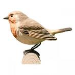 NIEUW - Houten roodborst, Verzenden, Nieuw